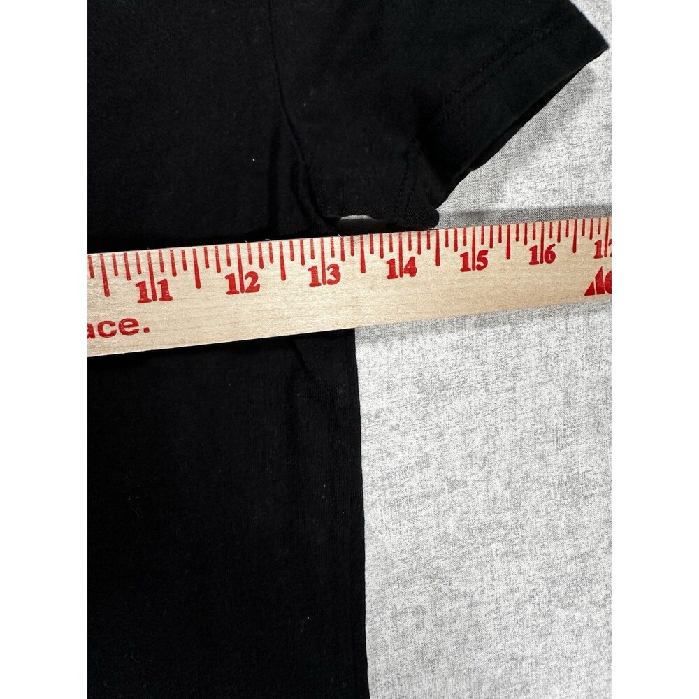 AEROPOSTALE Short Sleeve Celestial Window T Shirt Black Size Small Classic Crew - Picture 3 of 6